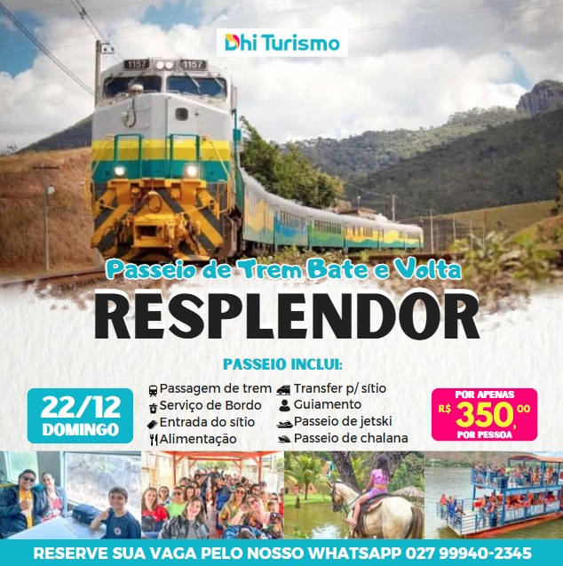 PASSEIO DE TREM - 22/12/2024