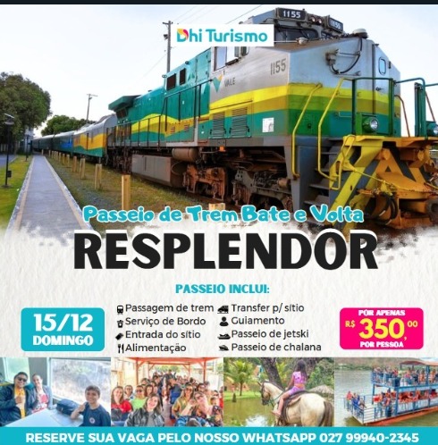 PASSEIO DE TREM - 15/12/2024